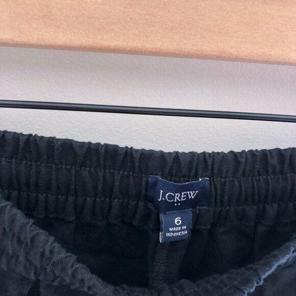 NWT J.Crew Linen-blend Slim Wide-leg Drawstring Pant - Picture 7 of 8